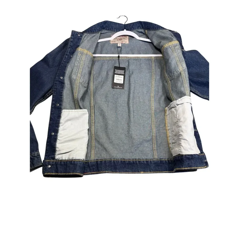 True Religion Jesse SN Trucker Jacket - dreamy wash - Men’s - size Large
